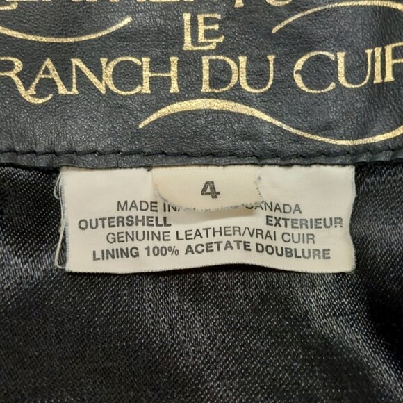 Vintage Collection d'Artisan by The Leather Ranch 1980s Leather Bomber Jacket - Picture 4 of 13